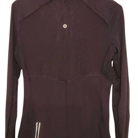 LULULEMON Star Runner Pullover Hyper Stripe Black/Black Size 6 - Picture 3 of 4